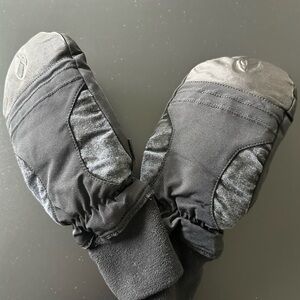 Black Mittens with Logo